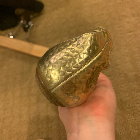 Jimmy Choo Wyatt Metallic Sandal - Picture 11 of 16